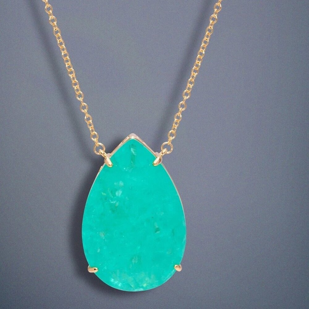 COLOMBIAN EMERALD NECKLACE
